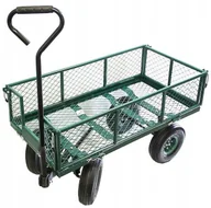 Taczki - Wózek Platformowy Ogrodowy Siatka Koła Pompowane - miniaturka - grafika 1