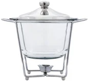 Naczynia żaroodporne - Fl1 NACZYNIE FERRO Z PODGRZEWACZEM 26X22,5CM 4 L WAZA 3ŻX-NAC-4/CH020 - miniaturka - grafika 1