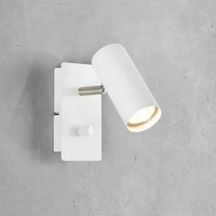 Markslojd Kinkiet LAMPA ścienna BARCELONA 107346 regulowana OPRAWA reflektorek tuba biała 107346 - Lampy ścienne - miniaturka - grafika 3