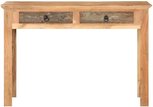 VidaXL Biurko, 110 x 50 x 75 cm, lite drewno z odzysku 320385 VidaXL - Biurka - miniaturka - grafika 4