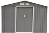 Altany ogrodowe - Outsunny ALTANA SCHOWEK METALOWY NA NARZĘDZIA szary - miniaturka - grafika 1
