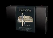 Cienie do powiek - IsaDora Golden Edition Collection stretch lash mascara black 9 ml + perfect contour kajal 60 black 1.2 g + golden tassel purse Zestaw - miniaturka - grafika 1