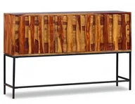 Komody - Komoda w stylu vintage z metalową podstawą G9-R76 - miniaturka - grafika 1