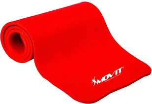 MOVIT CZERWONA MATA PIANKOWA 183x60x1,0cm DO ĆWICZEŃ GIMNASTYKI FITNESS JOGI 20040608 - Maty do jogi - miniaturka - grafika 9