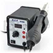 Akcesoria do lutowania - Stacja lutownicza hotair WEP 858D z wentylatorem w kolbie - 700W LUT-02768 - miniaturka - grafika 1