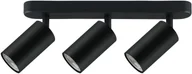 Lampy ścienne - Lampa ścienno-sufitowa Maclean punktowa ruchoma aluminiowa 3xGU10 55x100mm kolor czarny mat MCE453 B - miniaturka - grafika 1