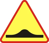 Wyposażenie miejsc publicznych - Znak ostrzegawczy A-11a próg zwalniający - miniaturka - grafika 1