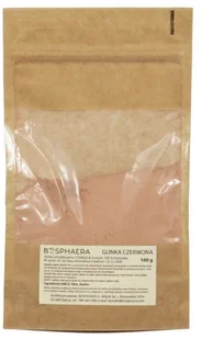 BOSPHAERA BOSPHAERA Glinka czerwona, 100 g - Maseczki do twarzy - miniaturka - grafika 2
