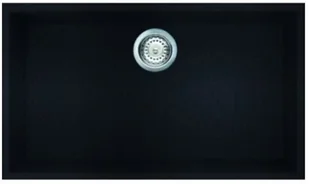 Elleci Quadra 130 (podwieszany) K86 Czarny LKQ13086BSO - Zlewozmywaki - miniaturka - grafika 2