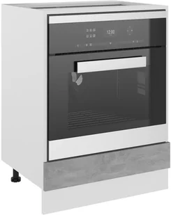 vidaXL Szafka kuchenna, szarość betonu, 60x46x81,5 cm, płyta wiórowa 801192 - Szafki kuchenne - miniaturka - grafika 19