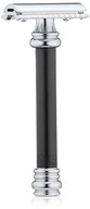 Maszynki do golenia i wkłady - Merkur y  38.011  golarka regulowana czarna  rączka chrom 9038011-Black - miniaturka - grafika 1