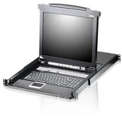 Adaptery i przejściówki - Aten Konsola KVM CL5716N-ATA-AG 16-portowa PS/2-USB VGA 19" LCD z portem Daisy-Chain CL5716N-ATA-AG - miniaturka - grafika 1