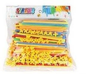 Askato Klocki-słomki 300 elementów - Zabawki konstrukcyjne - miniaturka - grafika 4