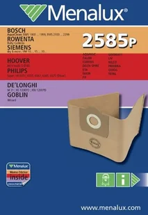Menalux 2585 P 4 x worki do odkurzacza Siemens/Bosch/Fakir/Hoover/Philips/Rowenta 2585 P - Akcesoria do odkurzaczy - miniaturka - grafika 2