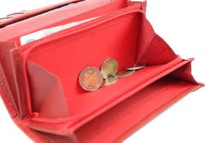 PolskaGalanteria.pl Portfel Damski PolskaGalanteria Długi Suwak Skóra Naturalna Lakierowana Klapka Wzór III KP D402 - Portfele - miniaturka - grafika 10