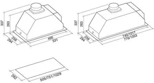 Falmec Grupa Silnikowa 105 Inox - Okapy kuchenne - miniaturka - grafika 3