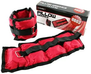 HMS OB03 CZERWONE OBCIĄŻNIKI 2 x 1.5 KG abisal-17-47-314 - Pozostały sprzęt siłowy - miniaturka - grafika 2