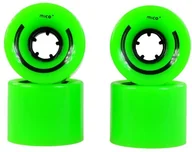 Akcesoria do skatingu - Mico Kółka Mico do deskorolki plastikowej 60x45mm 4szt zielone K3597-0 - miniaturka - grafika 1