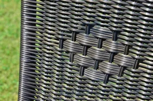 Garthen Zestaw mebli ogrodowych, 4 krzesła, szklany stół - Meble ogrodowe - miniaturka - grafika 11