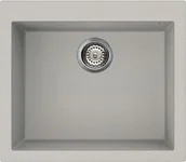 Zlewozmywaki - Elleci Quadra 105 (nakładany) 79 Aluminium - miniaturka - grafika 1