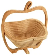 Kosze na owoce - Wenko Koszyk na owoce składany 22,5 x 30 cm bambus B07VGG7LV4 - miniaturka - grafika 1