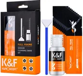 Akcesoria czyszczące do aparatów fotograficznych - KF Concept Zestaw do czyszczenia matrycy pełna klatka (Full Frame) - K&F Concept (10x szpatułki 24mm + płyn) SKU.1617 - miniaturka - grafika 1