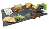 Deski do krojenia - Vin Bouquet Deska kamienna do serwowania serów + 3 noże do sera + kreda Vin Bouquet FIH 014 - miniaturka - grafika 1