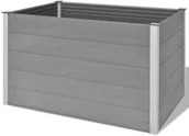 Donice - vidaXL Donica ogrodowa z WPC, 150x100x91 cm, szara - miniaturka - grafika 1