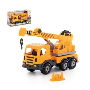 POLESIE Samochód-dźwig żółty - Samochody i pojazdy dla dzieci - miniaturka - grafika 2