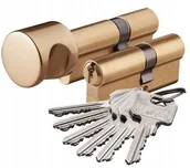 Zamki i wkładki - Wilka Komplet wkładek kl. B 40/60 + G40/60 mosiądz - miniaturka - grafika 1