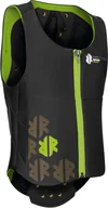 Ochraniacze - Komperdell Ballistic Vest Ochraniacz Dzieci, czarny/zielony 152 2021 Ochraniacze pleców 6321-208-152 - miniaturka - grafika 1