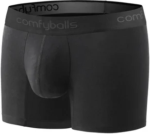 ComfyBalls COMFYBALLS bokserki LONG COTTON czarno-szary - Bielizna sportowa męska - miniaturka - grafika 2
