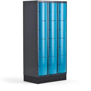 AJ Produkty Metalowa szafa ubraniowa na cokole - Szafki BHP - miniaturka - grafika 26