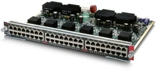 Cisco ^Catalyst 4500 PoE 802.3af 10/100/1000, 48-Ports (RJ45) (WS-X4548-GB-RJ45V=) - Switche - miniaturka - grafika 2