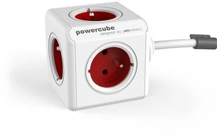 Powercube ORNO-Polska ORNO Przedłużacz Z 5-KROTNYM GNIAZDEM E/FR 3 m CZERWONY - Przedłużacze i rozgałęźniki - miniaturka - grafika 2