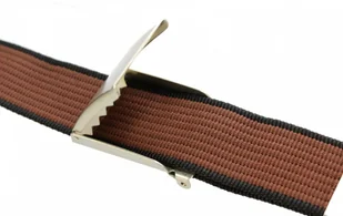 TRK (PL) Pasek Parciany TRK (PL) Bawełniany PARCIAK 40 mm Z Klamrą Zatrzaskową Brązowy Z Czarnym Szeroki TRA04 - Paski TRK (PL) Pasek Parciany TRK (PL) Bawełniany PARCIAK 40 mm Z Klamrą Zatrzaskową Brązowy Z Czarnym Szeroki TRA04 - Paski - miniaturka - grafika 2