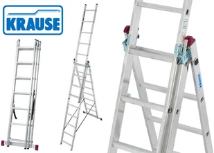 Krause 996 99674934 Drabina aluminiowa 3x9 CORDA wysokość robocza 6,20m) 74934-uniw - Drabiny Krause 996 99674934 Drabina aluminiowa 3x9 CORDA wysokość robocza 6,20m) 74934-uniw - Drabiny - miniaturka - grafika 2