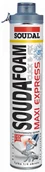 Silikony - Soudal Soudafoam Pianka pistoletowa zimowa Maxi Express 870 ml PIA-ZI-ME-870 - miniaturka - grafika 1