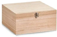 Pudła i pojemniki do przechowywania - Zeller pudełko do przechowywania z pokrywką, drewno, które są dostępne w różnych rozmiarach 15127 - miniaturka - grafika 1