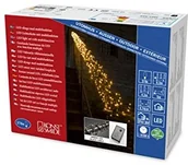 Pozostałe oświetlenie - Konstsmide 3861 800 Micro LED Büschel lampki świąteczne ""Cluster""/na zewnątrz (IP44)/z 8 funkcjami, urządzenie sterujące oraz funkcja Memory/576 oranżowego diod zewnętrzny transformator/36 V/czarny p 3861-800 - miniaturka - grafika 1