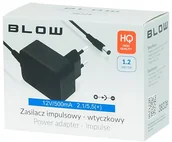 Zasilacze i transformatory - Zasilacz impuls.12V 500mA 2,1/5,5(-) 3835# - miniaturka - grafika 1