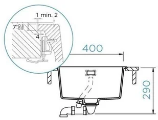 Schock GREENWICH N-100 FB Stone - Zlewozmywaki - miniaturka - grafika 4