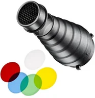 Akcesoria fotograficzne - Walimex Pro Conical Snoot Set with Universal Connection - 15621 - miniaturka - grafika 1