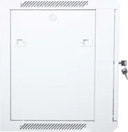 Szafy rack - Digitus Szafka wisząca 19 12U 600x600mm drzwi metalowe RAL7035 (DN-W19 12U/600/MD) - miniaturka - grafika 1