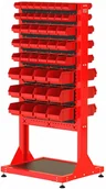 Pozostałe wyposażenie warsztatu - Fastservice ST 70-23-P123 Stojak Narzędziowy w zestawie z listwami oraz pojemnikami ST 70-23-P123 - miniaturka - grafika 1