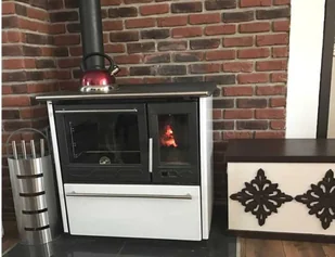 584 TOPSTOVE Kuchnia stalowo żeliwna z piekarnikiem 8kW bez płaszcza wodnego wylot spalin 120mm kolor brązowy) 58477290 - Kuchnie węglowe - miniaturka - grafika 9