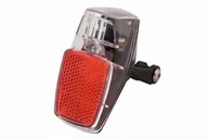 Lampki rowerowe - DeOne Lampa tylna na błotnik 1 led 1 funkcja zasilanie 2xAAA 140128 - miniaturka - grafika 1