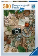 Puzzle - Ravensburger Puzzle kolaż podróżny 500 elementów - miniaturka - grafika 1