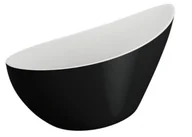 Wanny - Polimat Wanna akrylowa wolnostojąca Zoe Czarny Mat 180x80 00332 - miniaturka - grafika 1