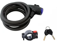 Zabezpieczenia do roweru - ATL RW19C Mocny zamek blokada rowerowa 150cm RW19C - miniaturka - grafika 1